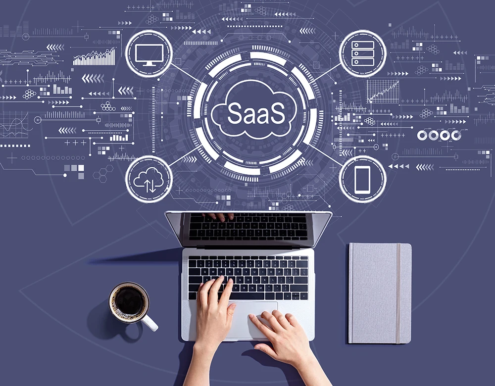 SaaS - software as a service concept