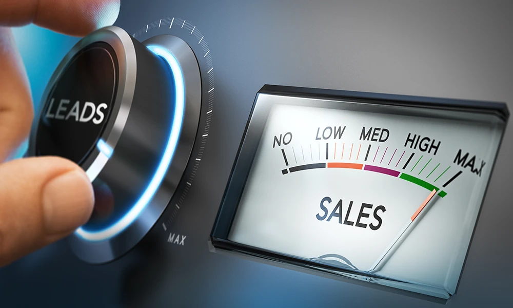 Lead sales concept image